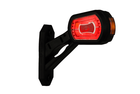 High-visibility red led marker light for enhanced safety on semitrucks, trailers, and commercial vehicles on heavy duty semitrucks, box trucks, trailers, vocational, passenger, fire trucks, and commercial vehicles.