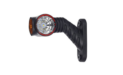 High-visibility amber led marker light for enhanced safety on semitrucks, trailers, and commercial vehicles on heavy duty semitrucks, box trucks, trailers, vocational, passenger, fire trucks, and commercial vehicles.