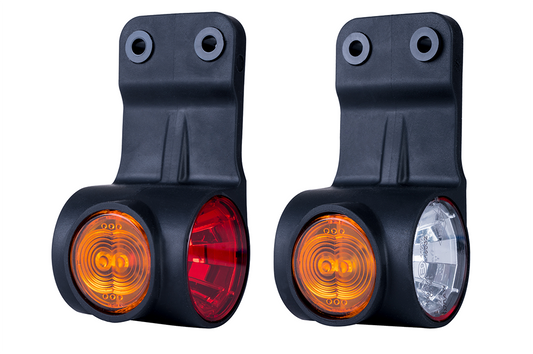 High-visibility red led marker light for enhanced safety on semitrucks, trailers, and commercial vehicles on heavy duty semitrucks, box trucks, trailers, vocational, passenger, fire trucks, and commercial vehicles.