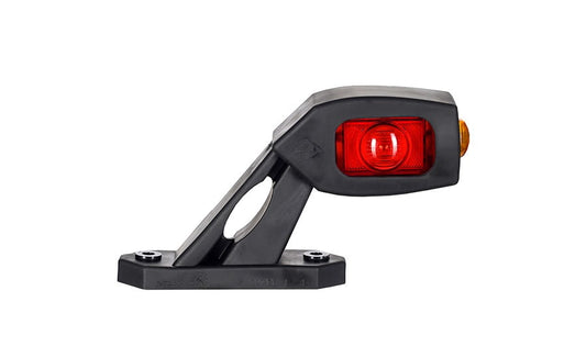 High-visibility red led marker light for enhanced safety on semitrucks, trailers, and commercial vehicles on heavy duty semitrucks, box trucks, trailers, vocational, passenger, fire trucks, and commercial vehicles.